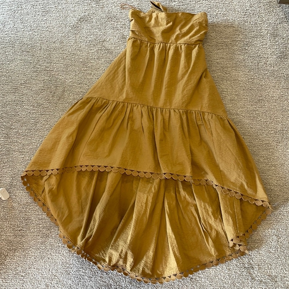Maeve strapless high low midi dress - Picture 3 of 5
